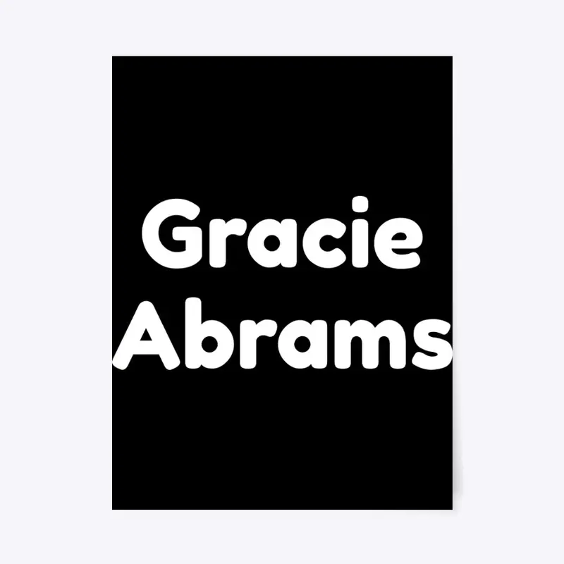 Gracie Abrams Merch Logo